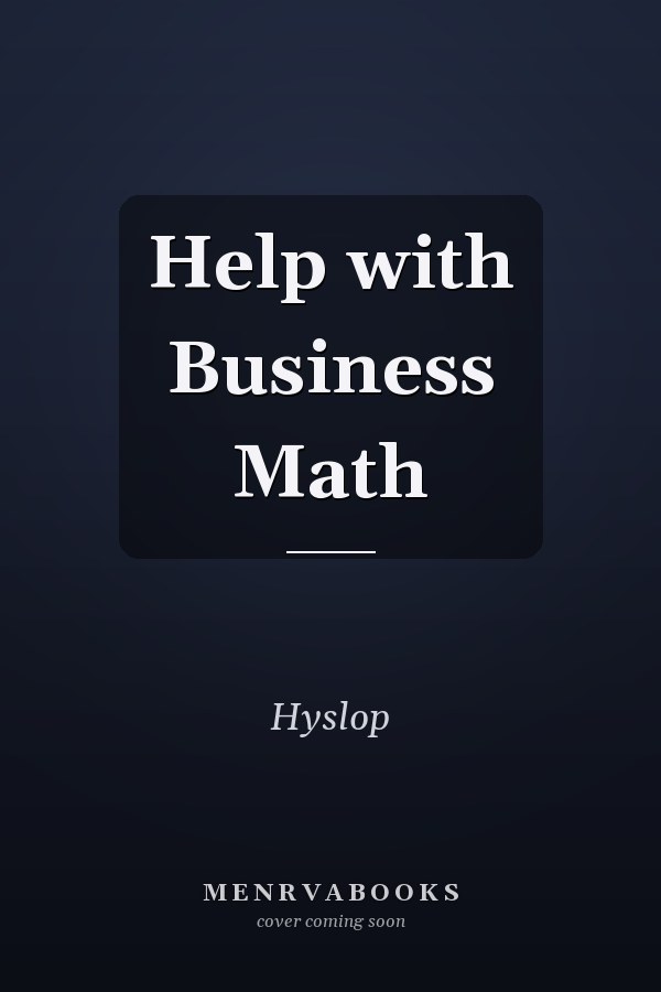 Help with Business Math