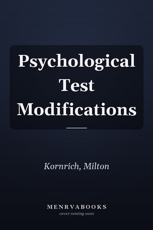 Psychological Test Modifications