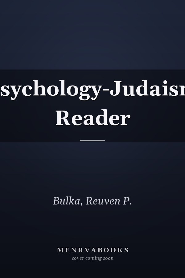 Psychology-Judaism Reader