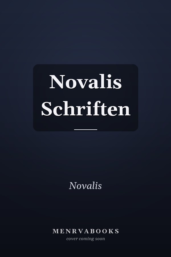 Novalis Schriften