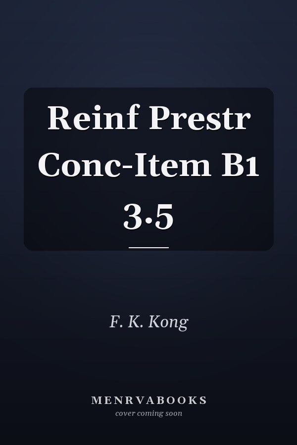 Reinf Prestr Conc-Item B1 3.5