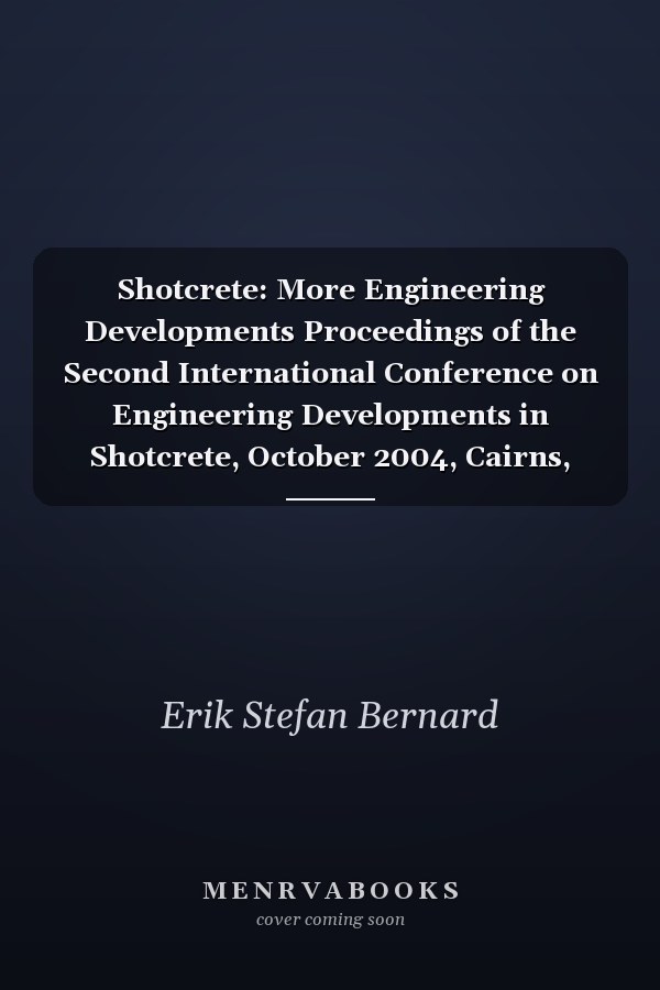 Shotcrete: More Engineering Developments Proceedings of the Second International Conference on Engineering Developments in Shotcrete, October 2004, Cairns, Queensland, Australia.