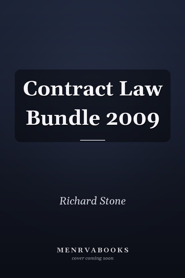 Contract Law Bundle 2009