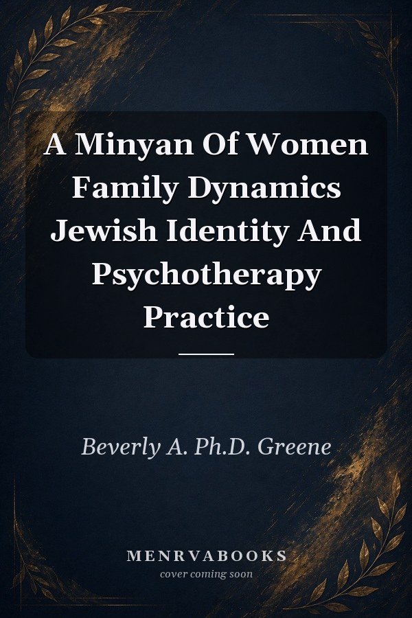 A Minyan Of Women Family Dynamics Jewish Identity And Psychotherapy Practice