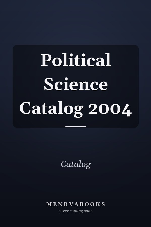 Political Science Catalog 2004