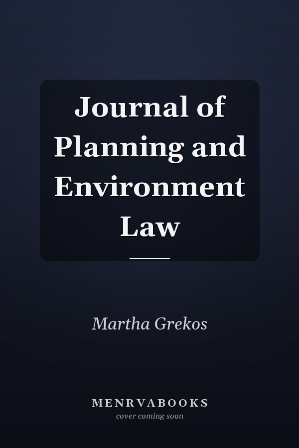 Journal of Planning and Environment Law