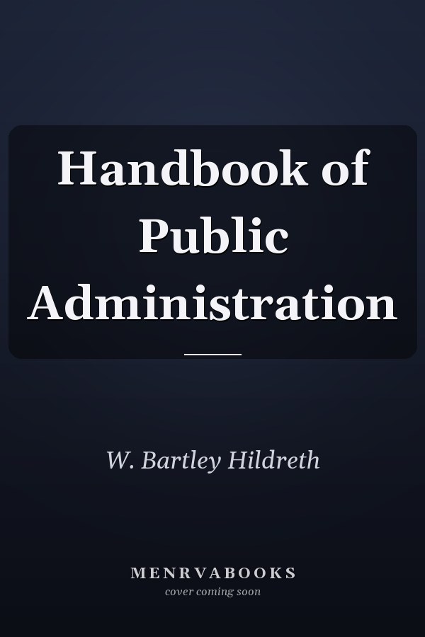 Handbook of Public Administration