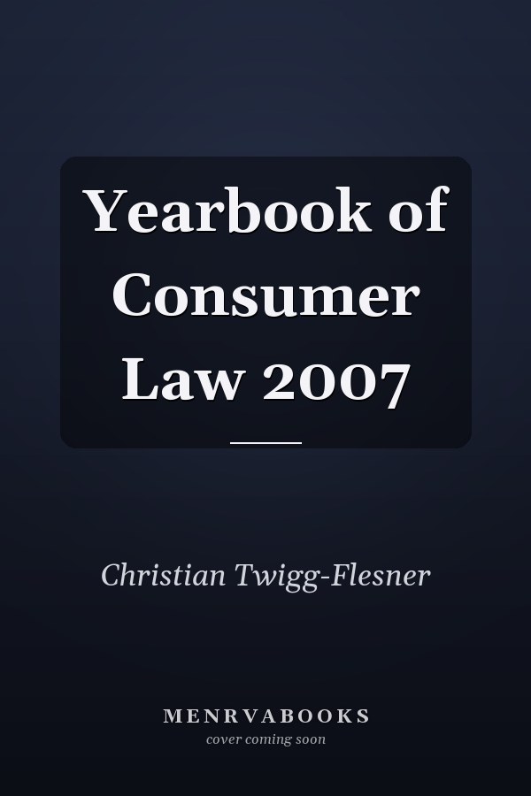 Yearbook of Consumer Law 2007