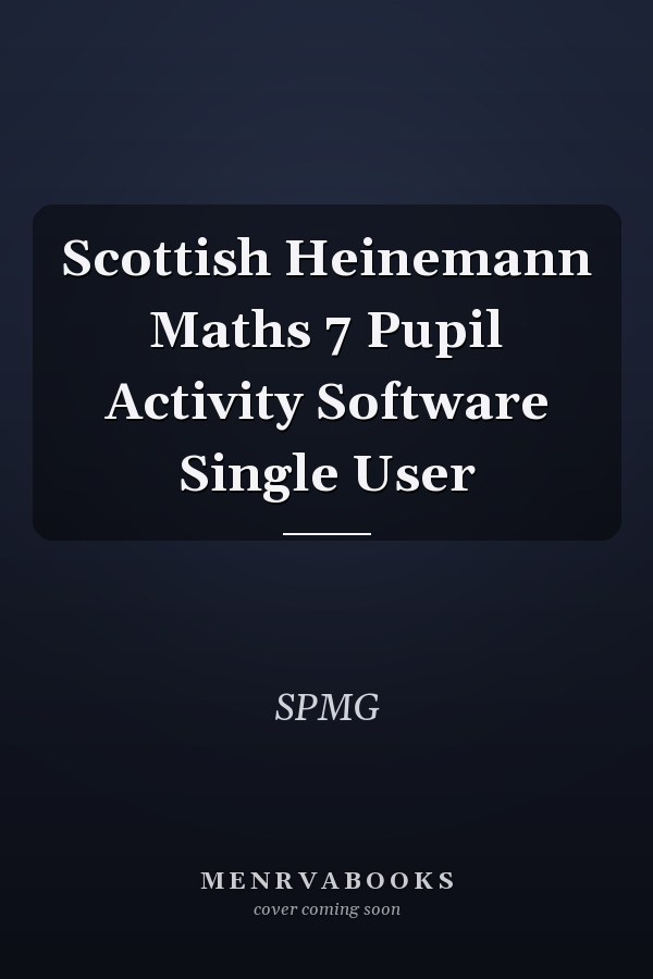 Scottish Heinemann Maths 7 Pupil Activity Software Single User