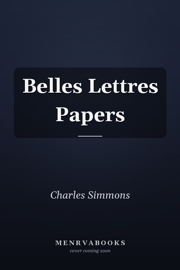 Belles Lettres Papers