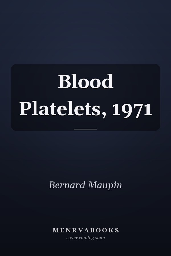 Blood Platelets, 1971