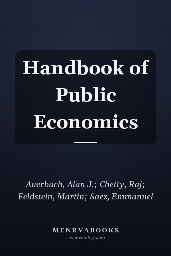 Handbook of Public Economics