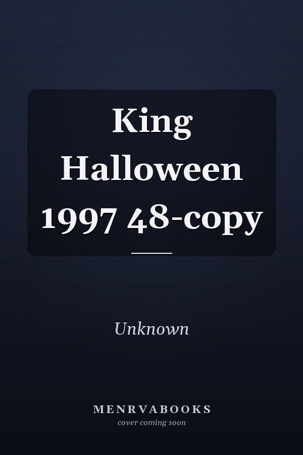 King Halloween 1997 48-copy