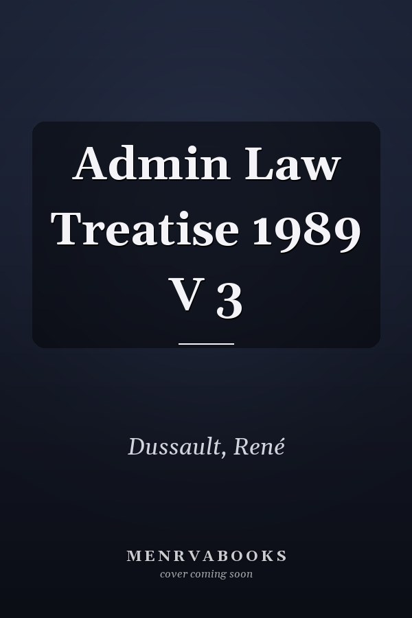 Admin Law Treatise 1989 V 3