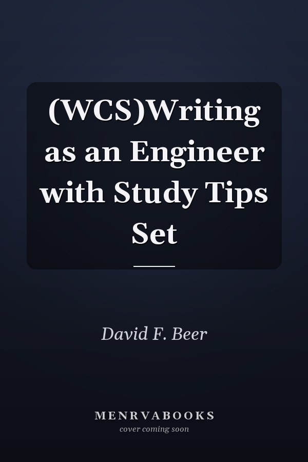(WCS)Writing as an Engineer with Study Tips Set