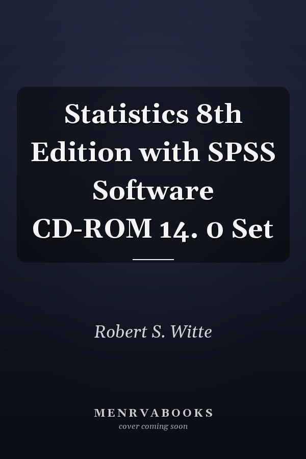 Statistics 8th Edition with SPSS Software CD-ROM 14. 0 Set