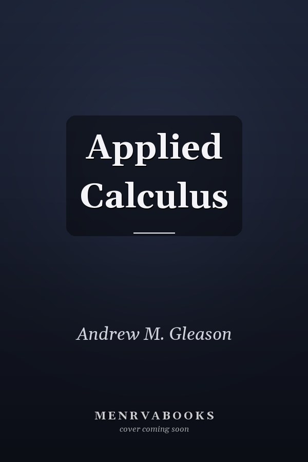 Applied Calculus