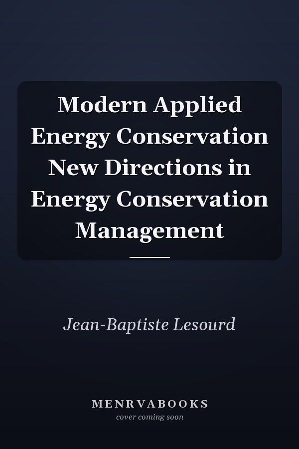 Modern Applied Energy Conservation New Directions in Energy Conservation Management