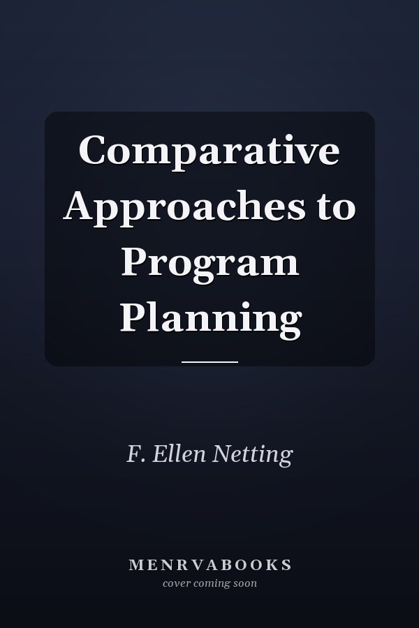 Comparative Approaches to Program Planning