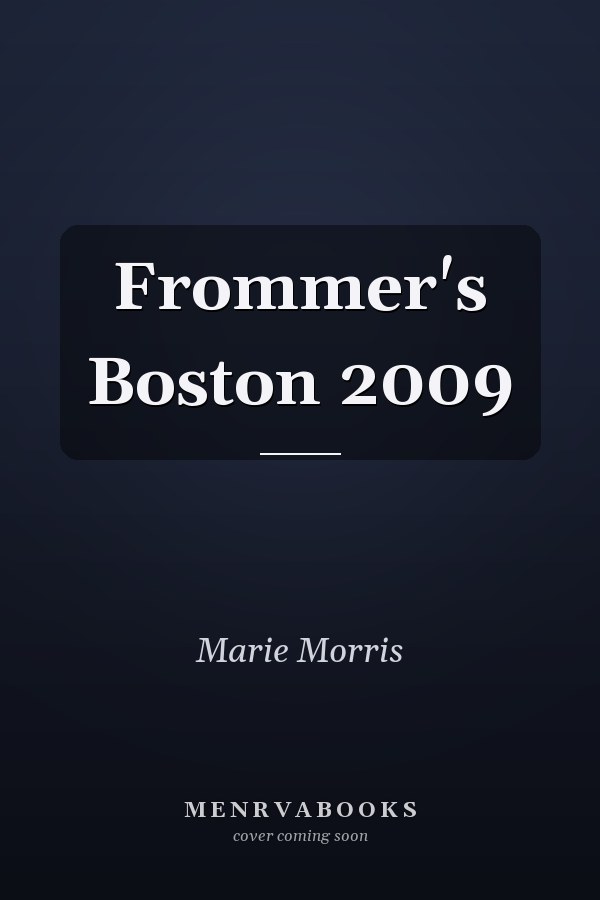 Frommer's Boston 2009