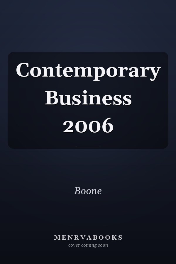 Contemporary Business 2006
