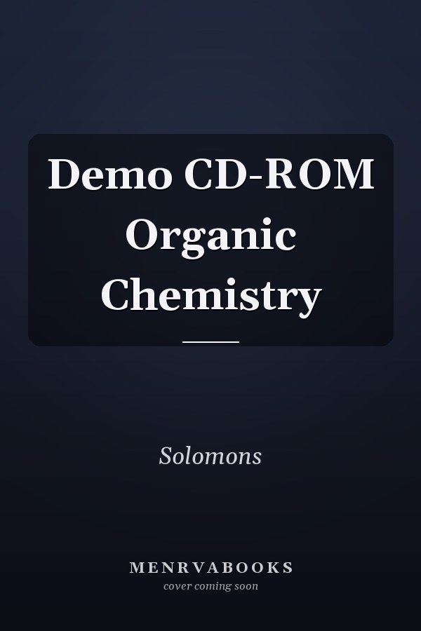 Demo CD-ROM Organic Chemistry