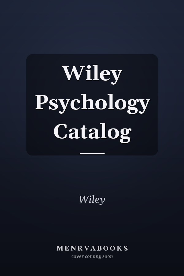 Wiley Psychology Catalog