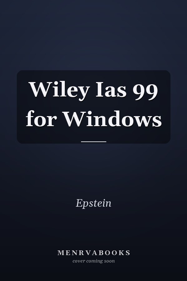 Wiley Ias 99 for Windows