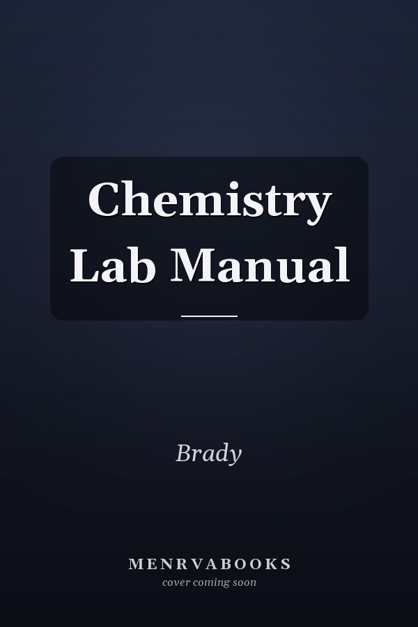 Chemistry Lab Manual