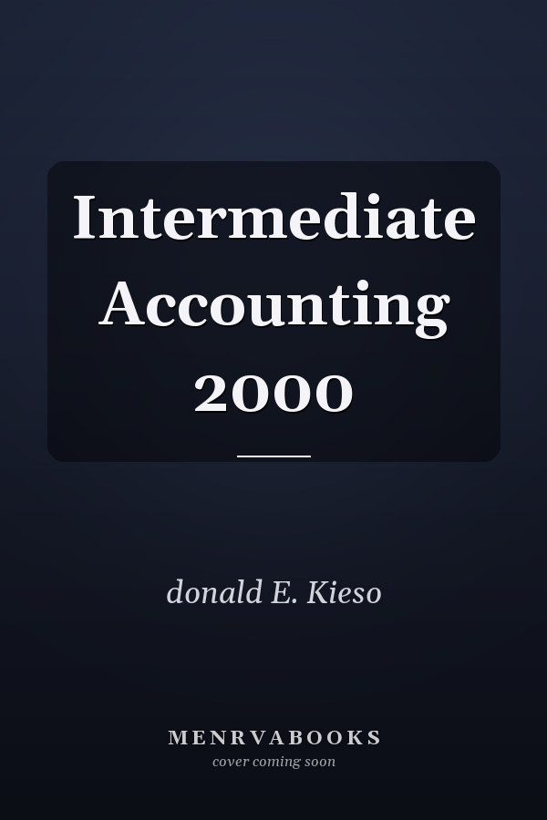 Intermediate Accounting 2000
