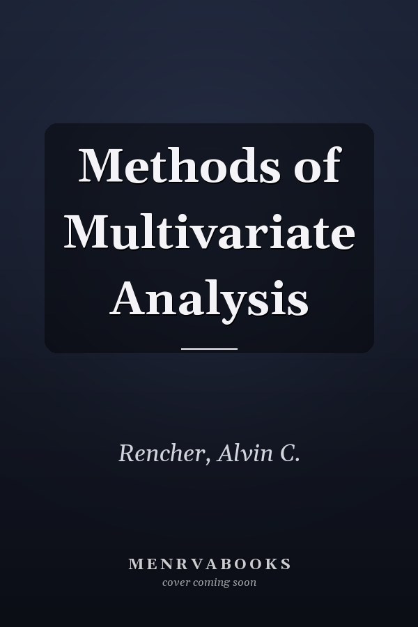 Methods of Multivariate Analysis