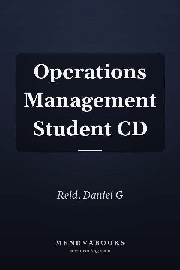 Operations Management Student CD