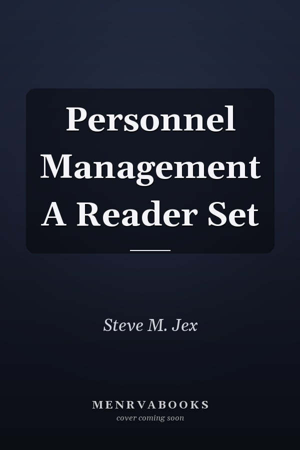 Personnel Management A Reader Set