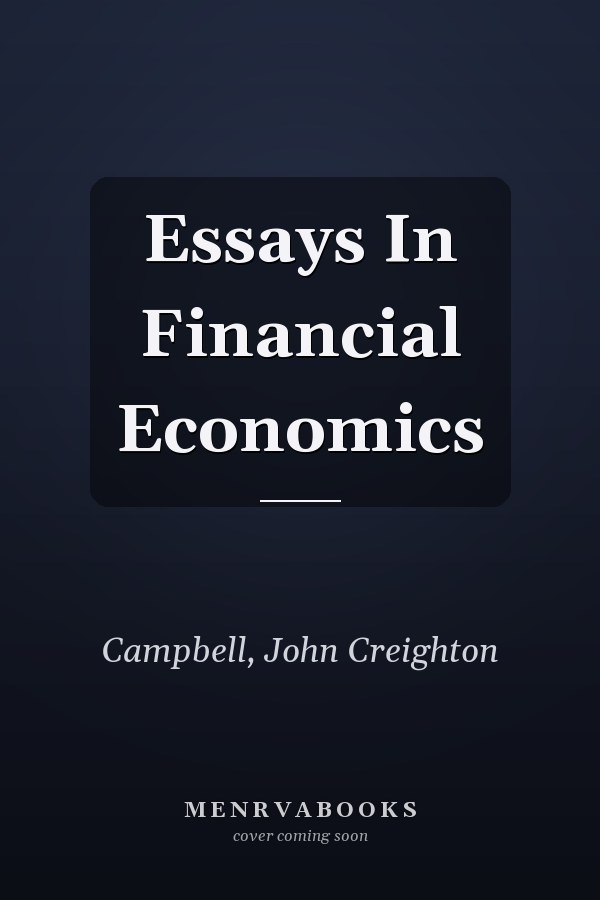 Essays In Financial Economics