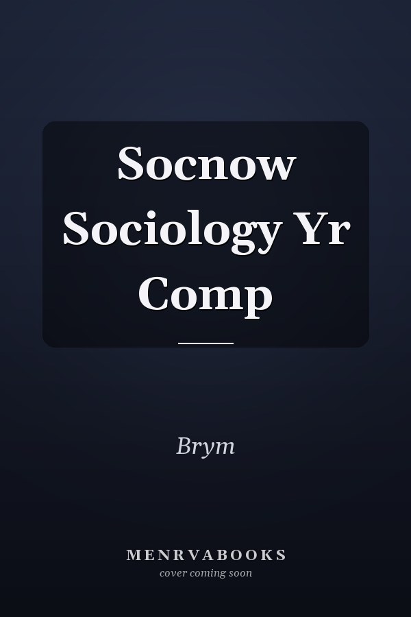 Socnow Sociology Yr Comp