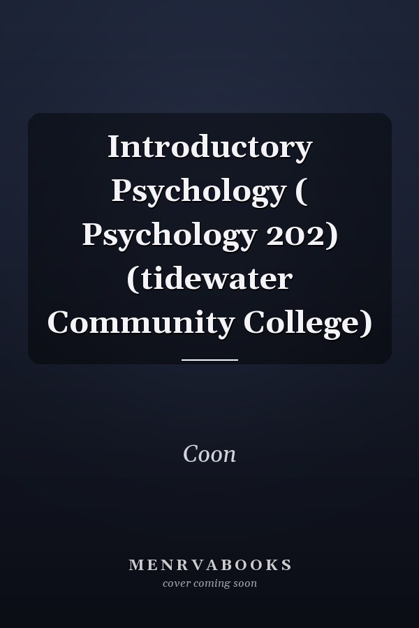 Introductory Psychology ( Psychology 202) (tidewater Community College)