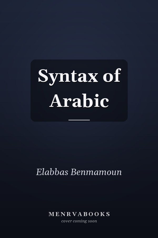 Syntax of Arabic