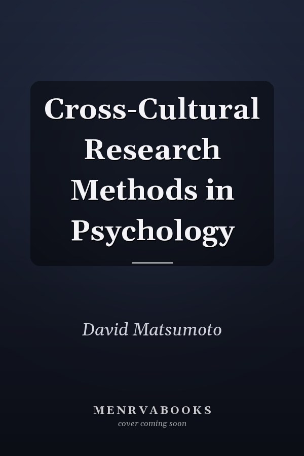 Cross-Cultural Research Methods in Psychology