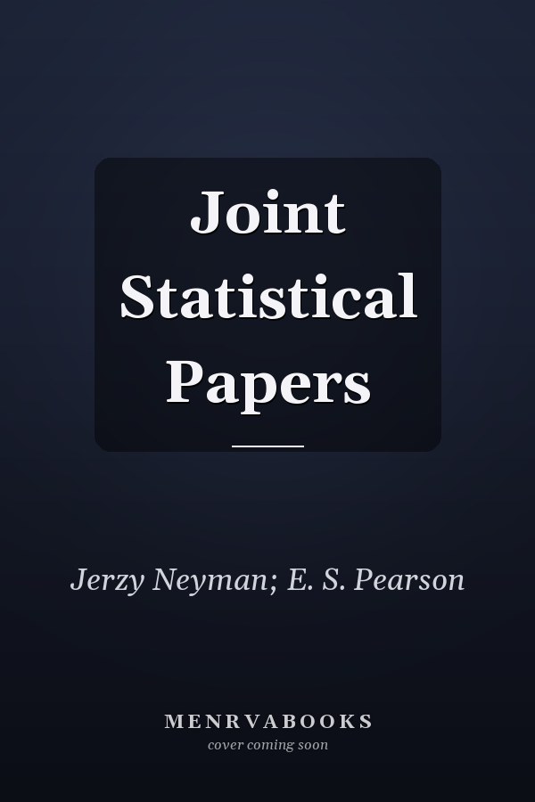 Joint Statistical Papers