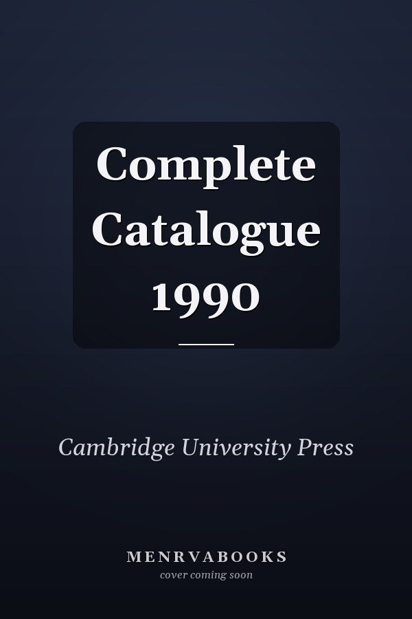 Complete Catalogue 1990