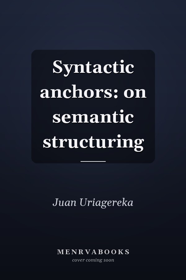 Syntactic anchors: on semantic structuring