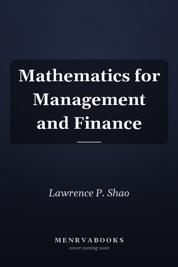Mathematics for Management and Finance