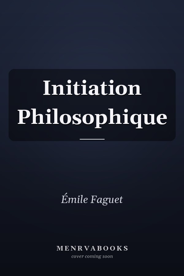 Initiation Philosophique