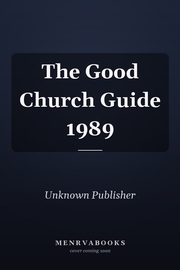 The Good Church Guide 1989