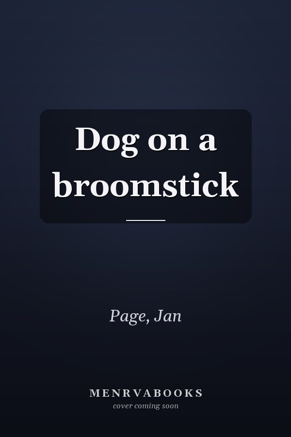 Dog on a broomstick