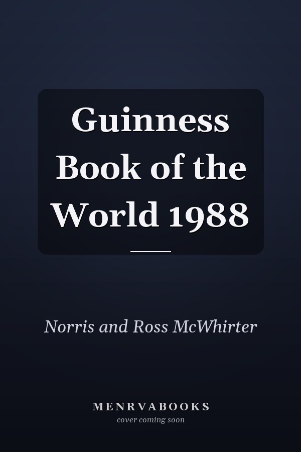 Guinness Book of the World 1988