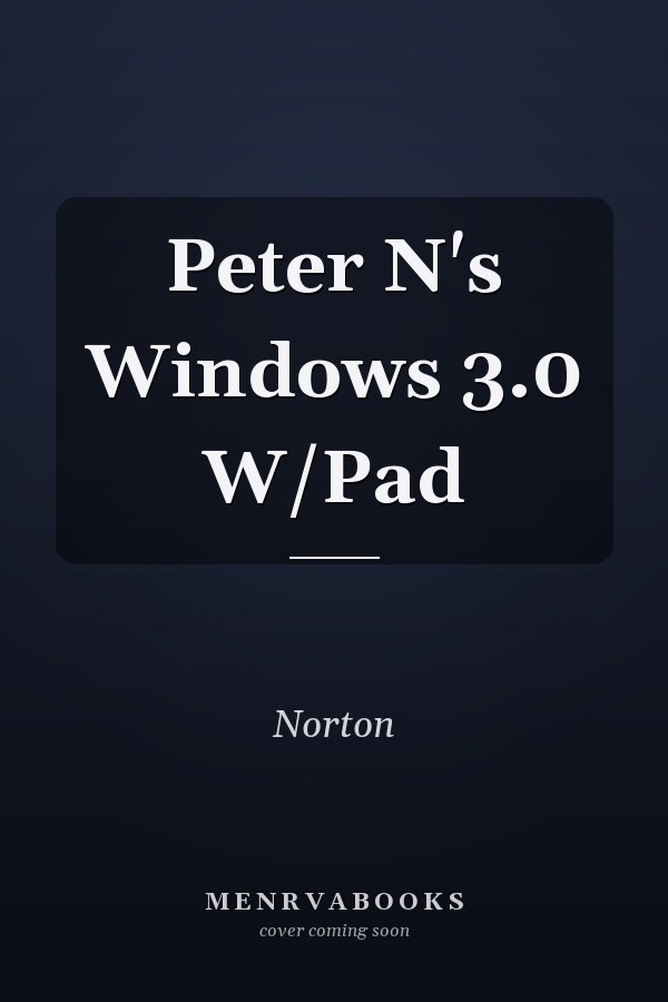 Peter N's Windows 3.0 W/Pad
