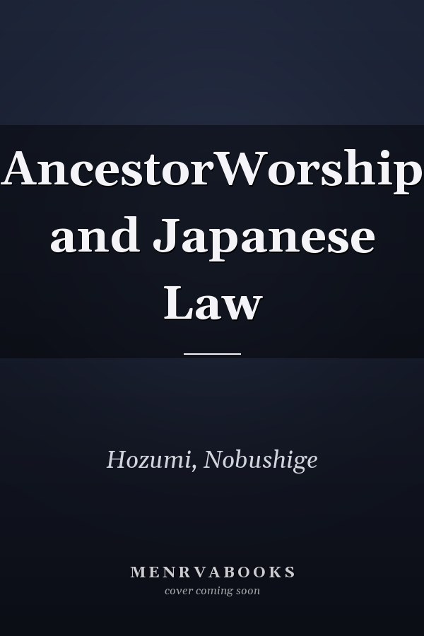 AncestorWorship and Japanese Law