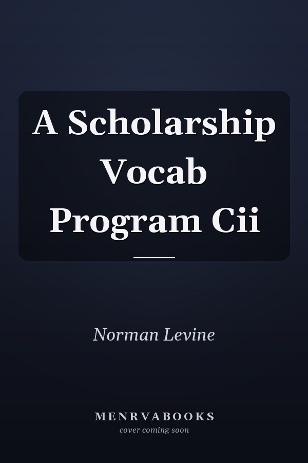 A Scholarship Vocab Program Cii
