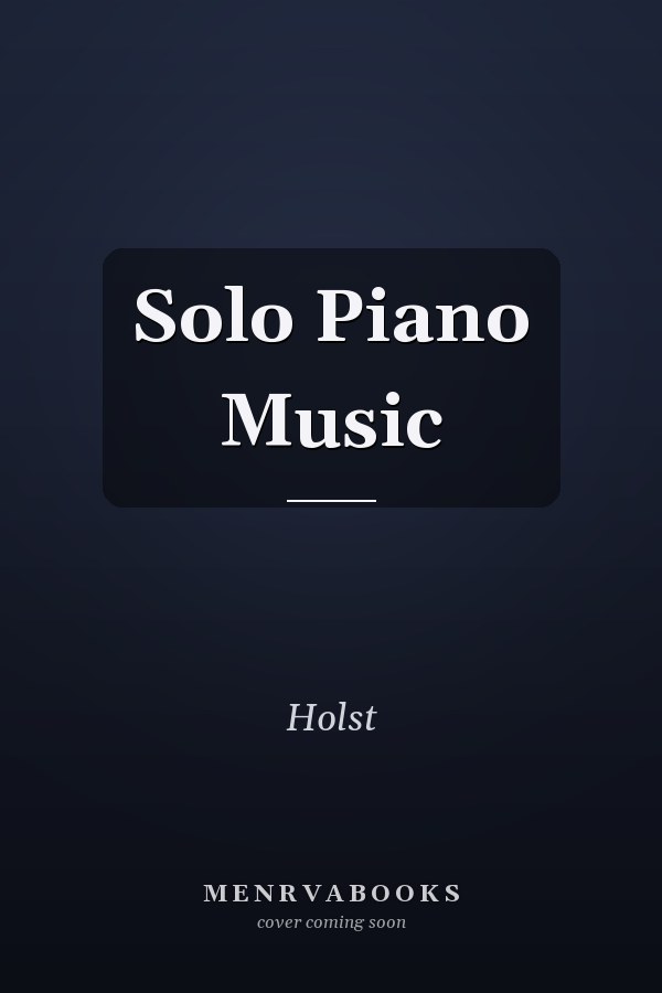 Solo Piano Music